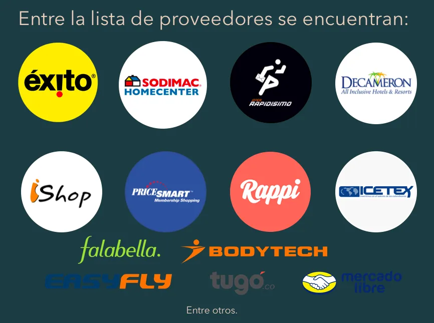 Imagen lista de proveedores
